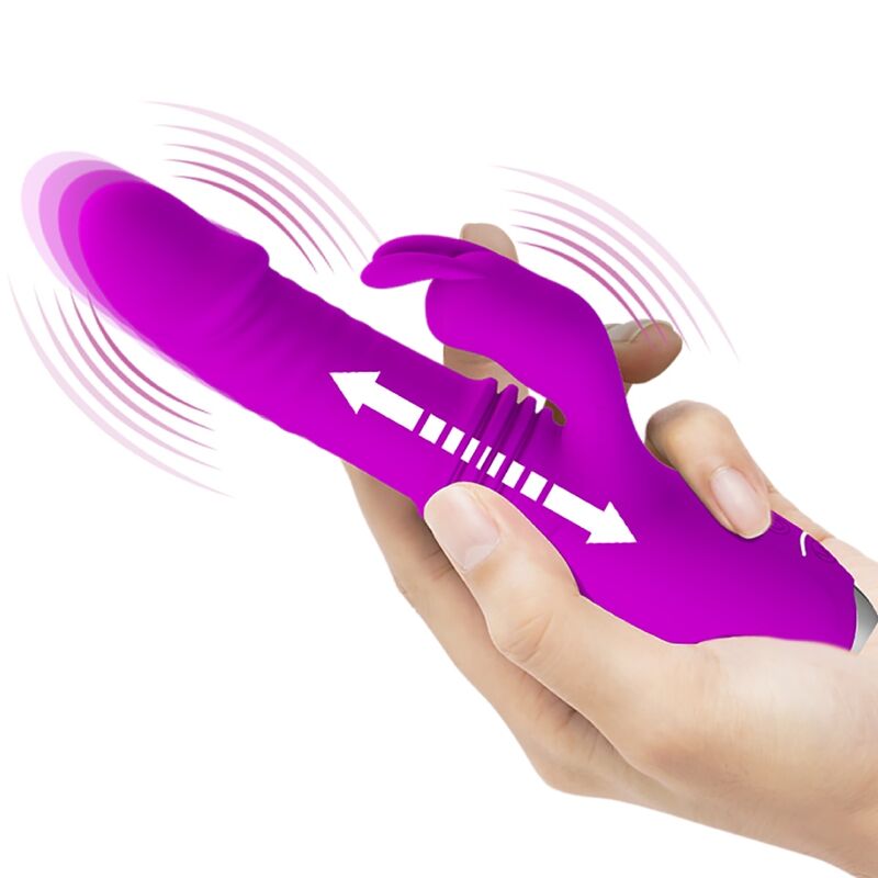 Vibromasseur lapin rechargeable Dorothy Violet — PRETTY LOVE C-TYPE