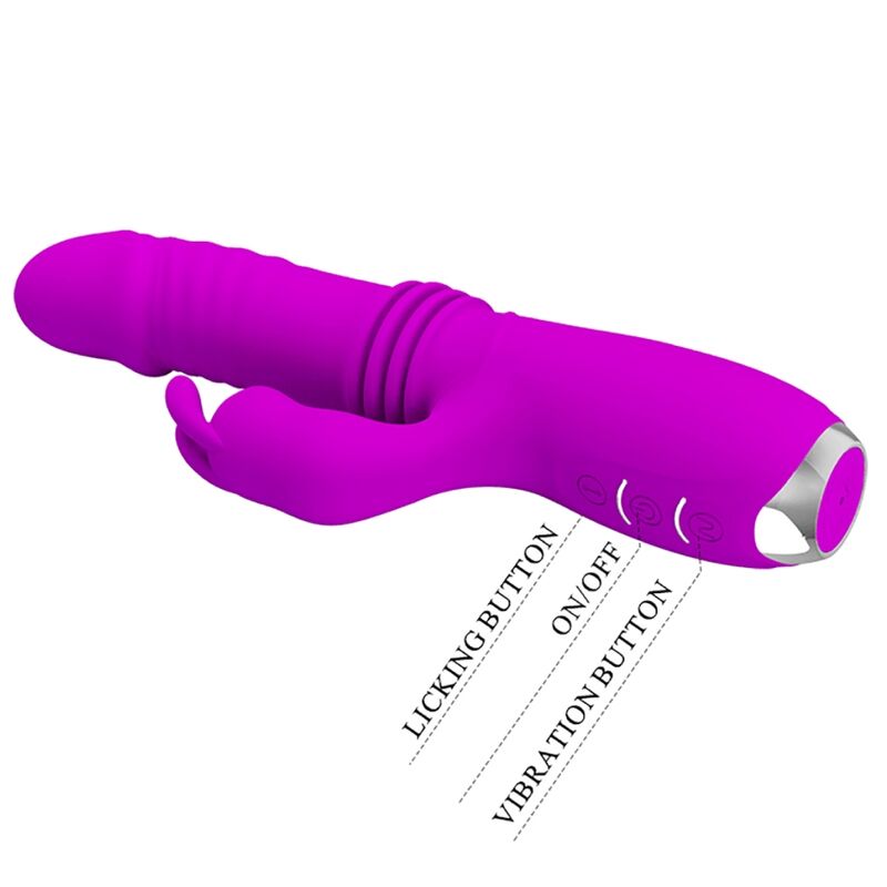 Vibromasseur lapin rechargeable Dorothy Violet — PRETTY LOVE C-TYPE