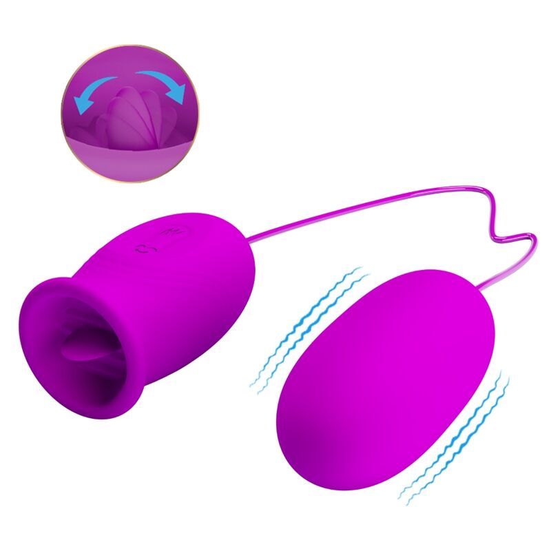 Œuf vibrant double stimulation rechargeable — Pretty Love Flirtation