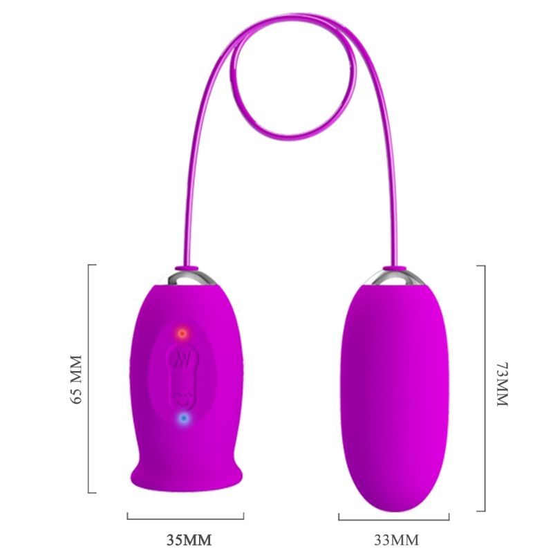Œuf vibrant double stimulation rechargeable — Pretty Love Flirtation