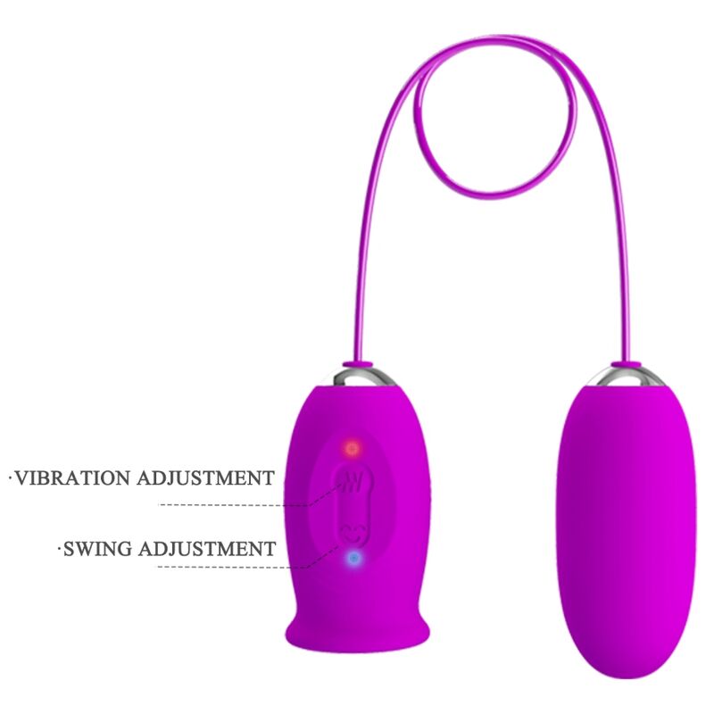 Œuf vibrant double stimulation rechargeable — Pretty Love Flirtation