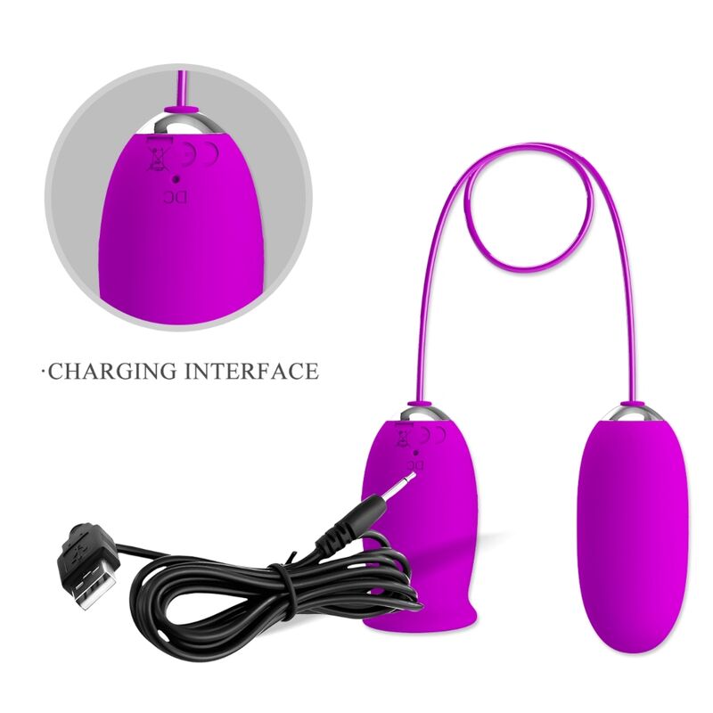 Œuf vibrant double stimulation rechargeable — Pretty Love Flirtation