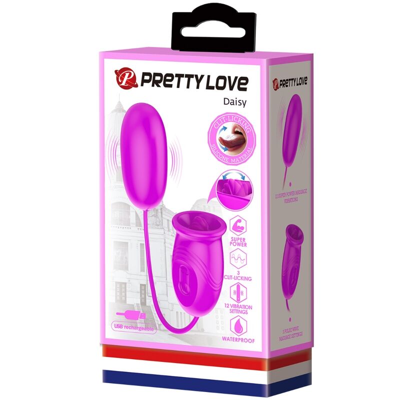 Œuf vibrant double stimulation rechargeable — Pretty Love Flirtation