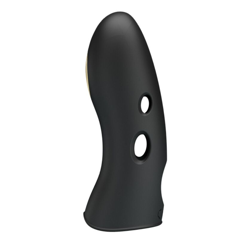 Couvre-doigts électro-stimulant rechargeable noir — PRETTY LOVE MALE