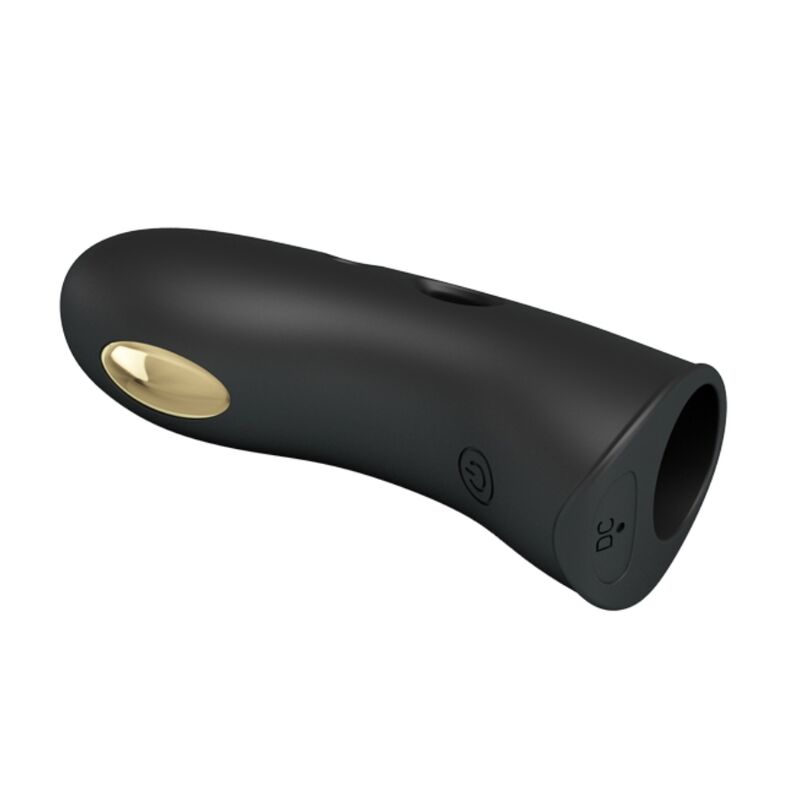 Couvre-doigts électro-stimulant rechargeable noir — PRETTY LOVE MALE