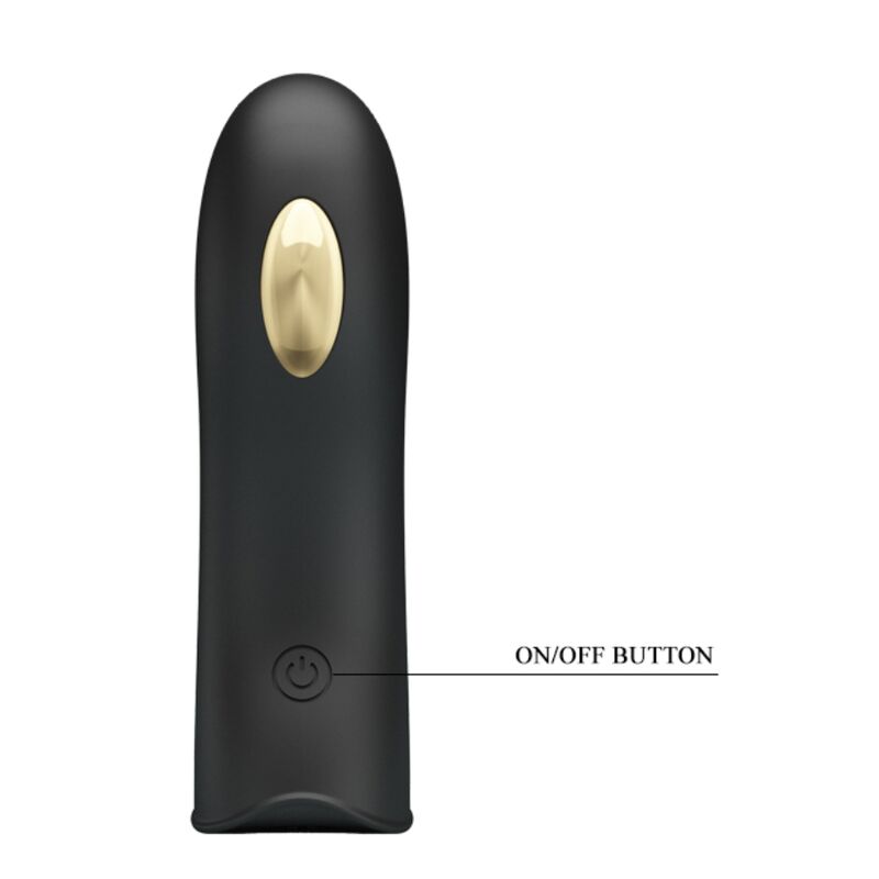 Couvre-doigts électro-stimulant rechargeable noir — PRETTY LOVE MALE