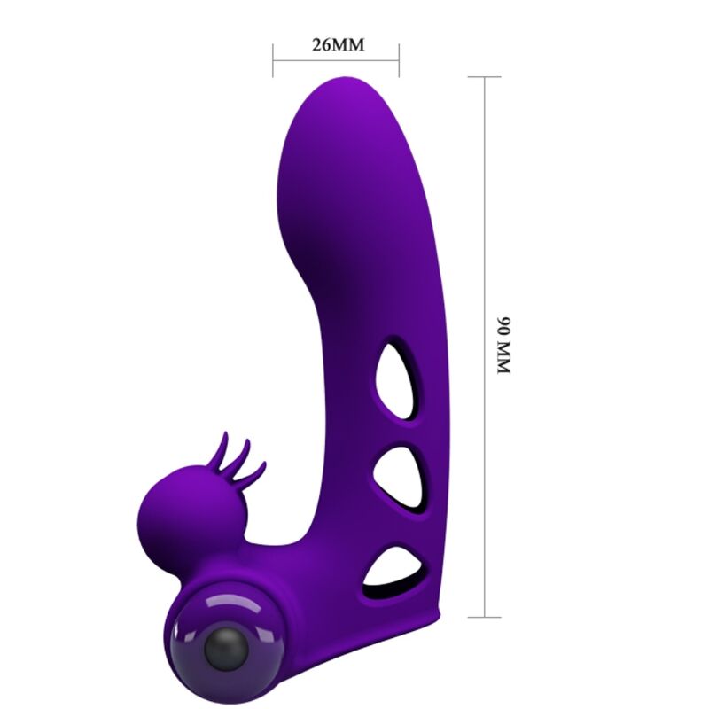 Vibrateur à doigt Orlando violet — PRETTY LOVE PARTY UP