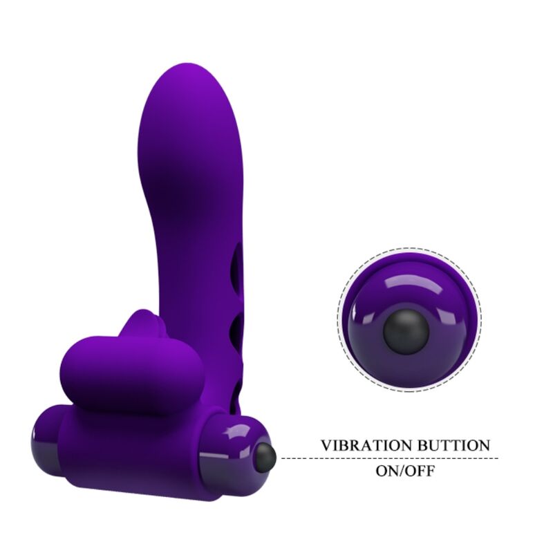 Vibrateur à doigt Orlando violet — PRETTY LOVE PARTY UP