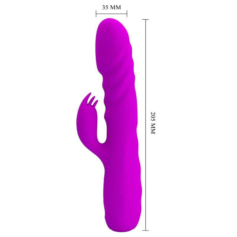 Vibrateur lapin rechargeable double stimulation — PRETTY LOVE PARTY UP