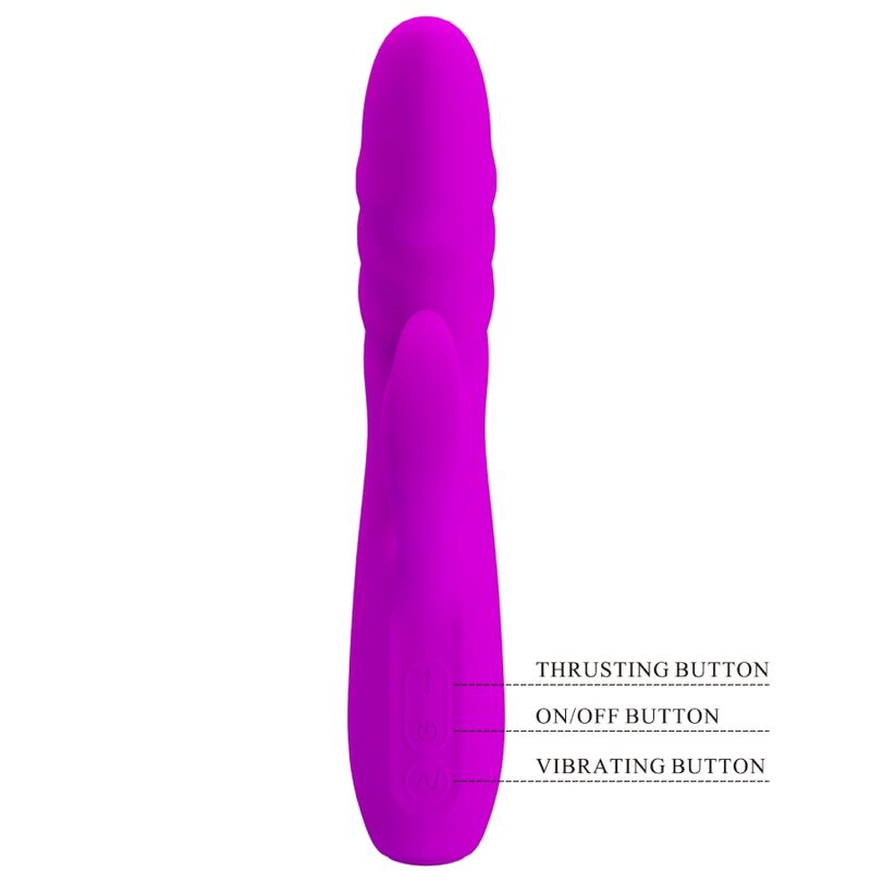 Vibrateur lapin rechargeable double stimulation — PRETTY LOVE PARTY UP