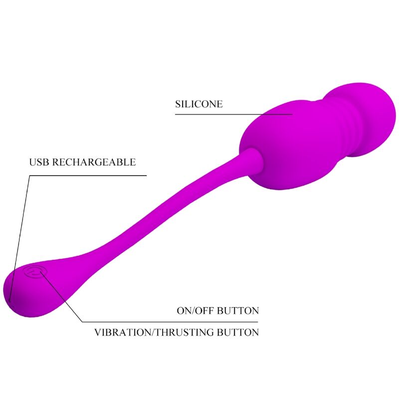 Œuf vibrant rechargeable Callie — PRETTY LOVE C-TYPE