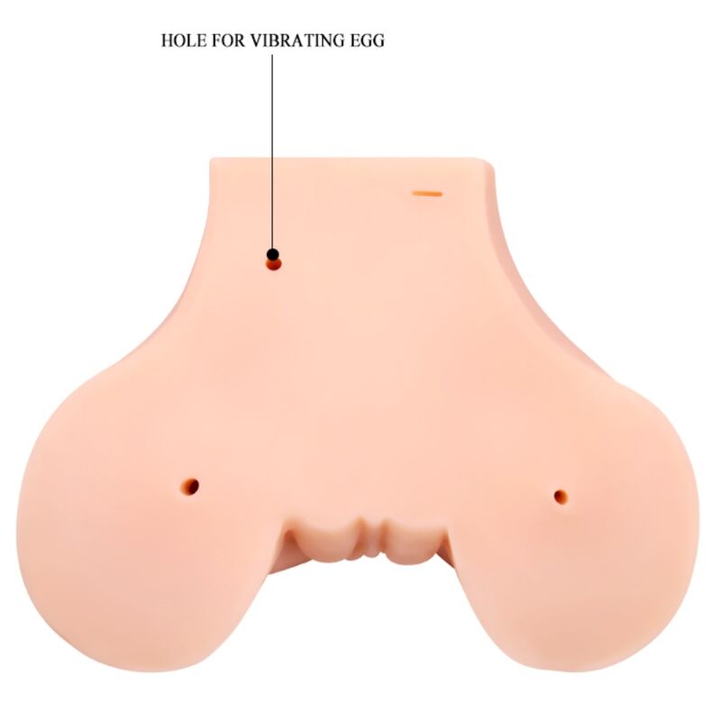 Masturbateur réaliste vibrant double orifice — CRAZY BULL