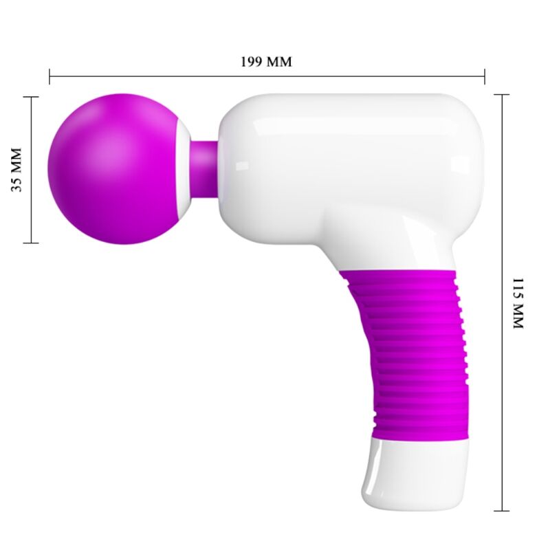 Masseur rechargeable Magic Gum à vibrations puissantes — PRETTY LOVE C-TYPE