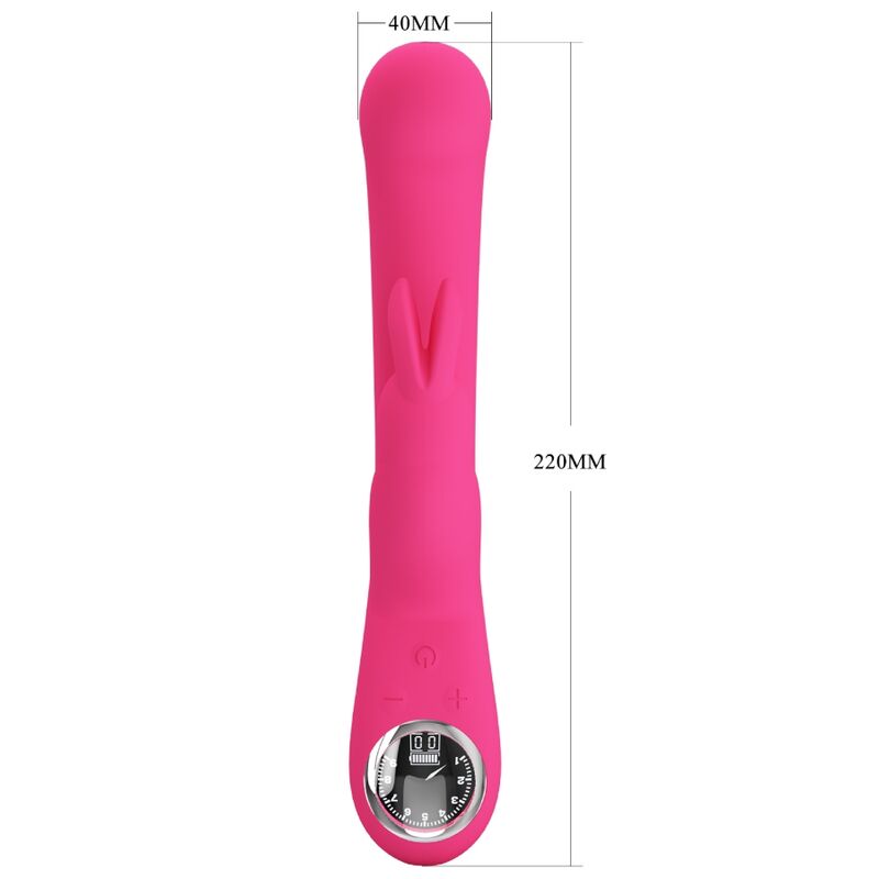 Vibrateur lapin et point G rechargeable en silicone — PRETTY LOVE LED