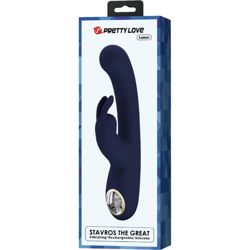 Vibromasseur double stimulation Lamar — PRETTY LOVE LED