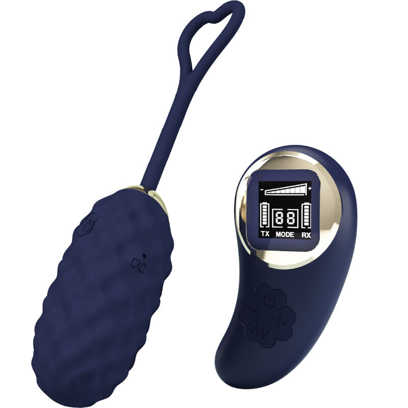 Oeuf vibrant télécommandé Vivian Blue — PRETTY LOVE LED
