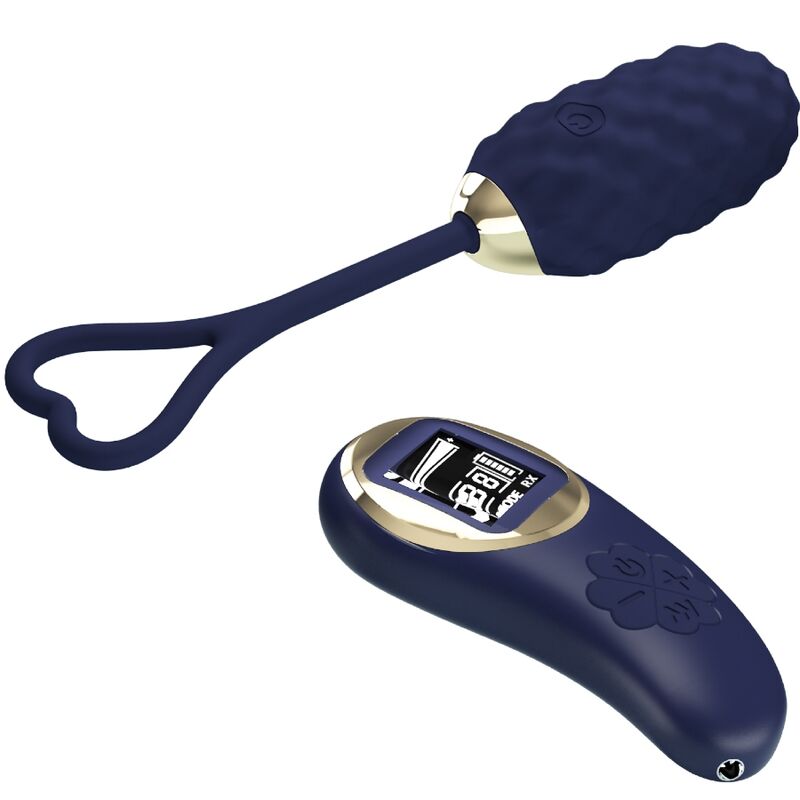 Oeuf vibrant télécommandé Vivian Blue — PRETTY LOVE LED