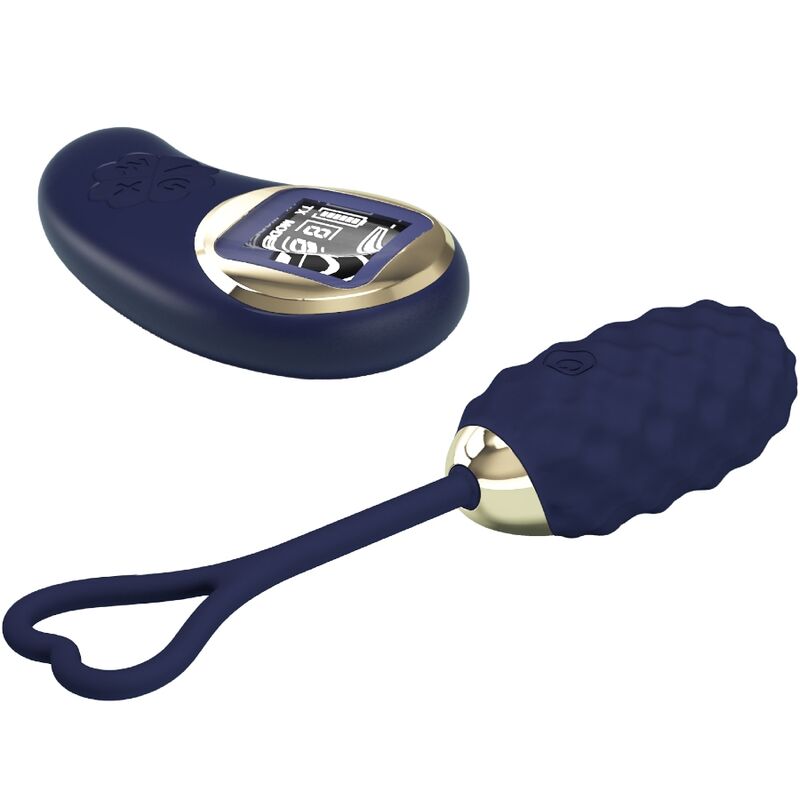 Oeuf vibrant télécommandé Vivian Blue — PRETTY LOVE LED