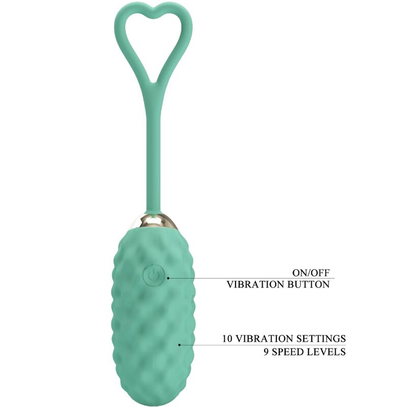 Oeuf vibrant télécommandé — PRETTY LOVE LED