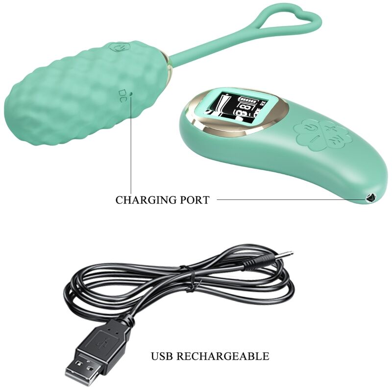 Oeuf vibrant télécommandé — PRETTY LOVE LED