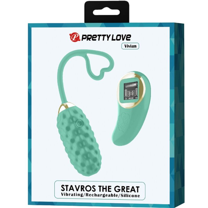 Oeuf vibrant télécommandé — PRETTY LOVE LED