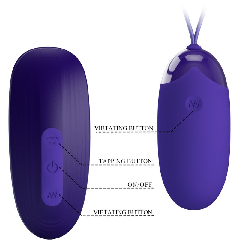 Stimulateur vibrant et œuf portable — Pretty Love Youth