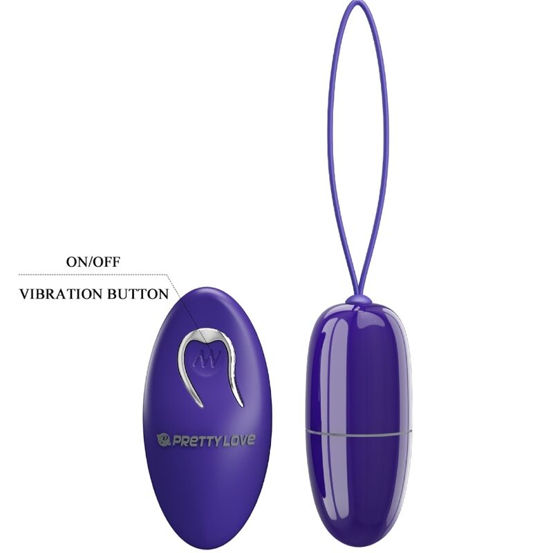 Mini œuf vibrant télécommandé violet — PRETTY LOVE YOUTH