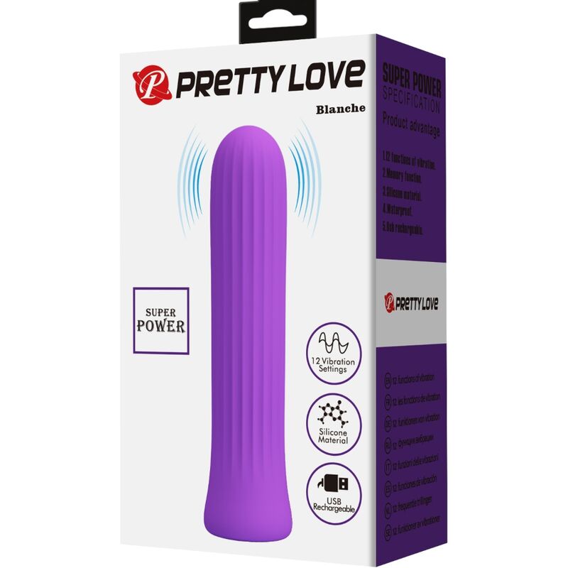 Vibrateur stimulateur compact lilas — PRETTY LOVE HIGH GRADE