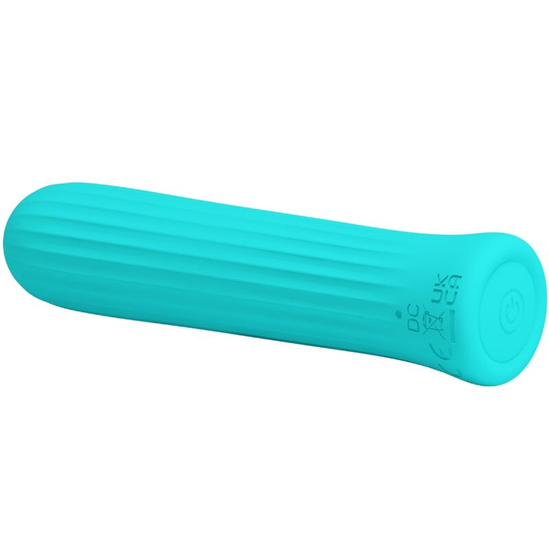 Stimulateur vibrant rechargeable en silicone bleu — PRETTY LOVE C-TYPE