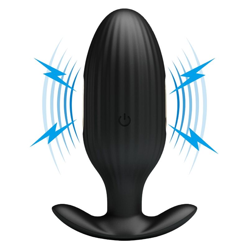 Plug anal connecté contrôlé par application Jefferson noir — PRETTY LOVE BOTTOM