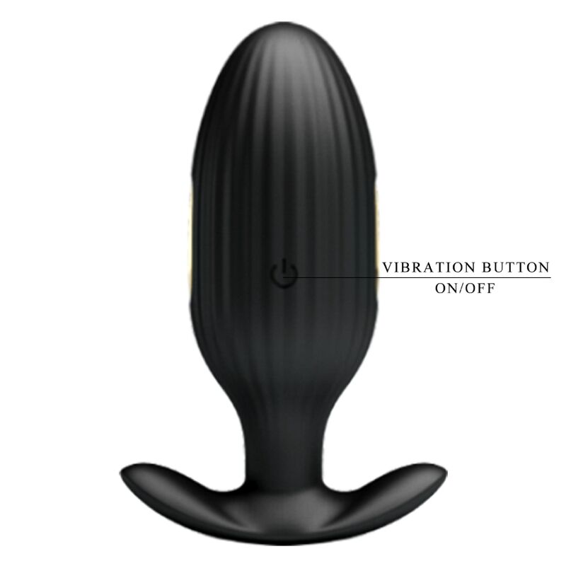 Plug anal connecté contrôlé par application Jefferson noir — PRETTY LOVE BOTTOM
