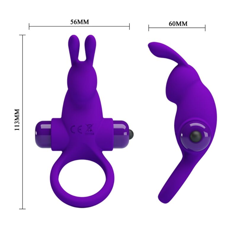 Anneau vibrant rabbit pour couple — PRETTY LOVE