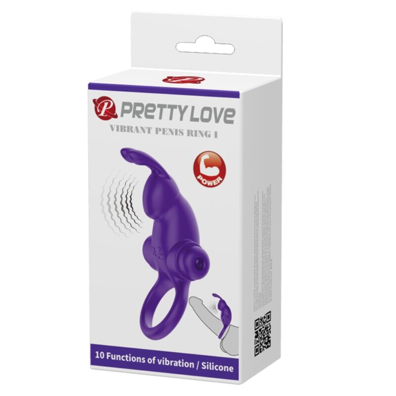 Anneau vibrant rabbit pour couple — PRETTY LOVE
