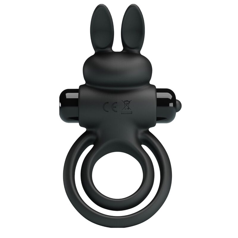 Anneau pénien vibrant lapin double stimulation — PRETTY LOVE PARTY UP
