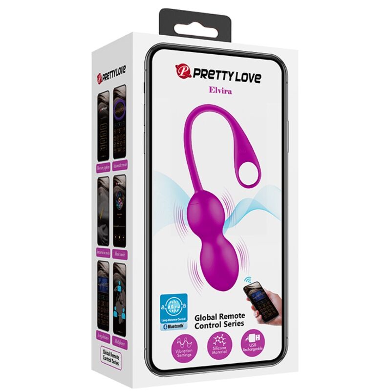 Balles vibrantes de Kegel rechargeables Elvira — PRETTY LOVE SMART