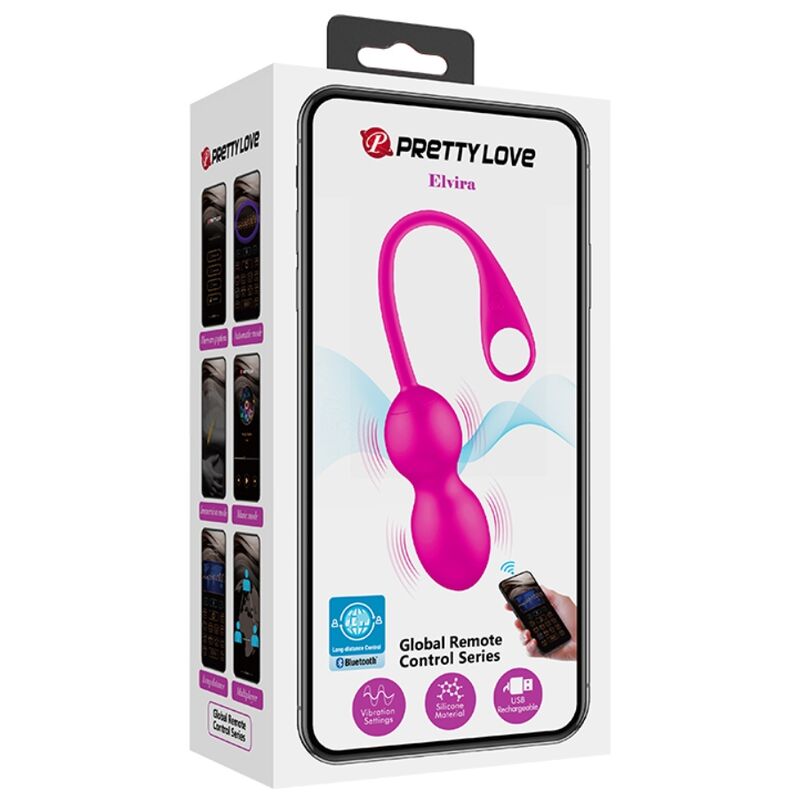 Balles de Kegel vibrantes rechargeables avec application — PRETTY LOVE SMART