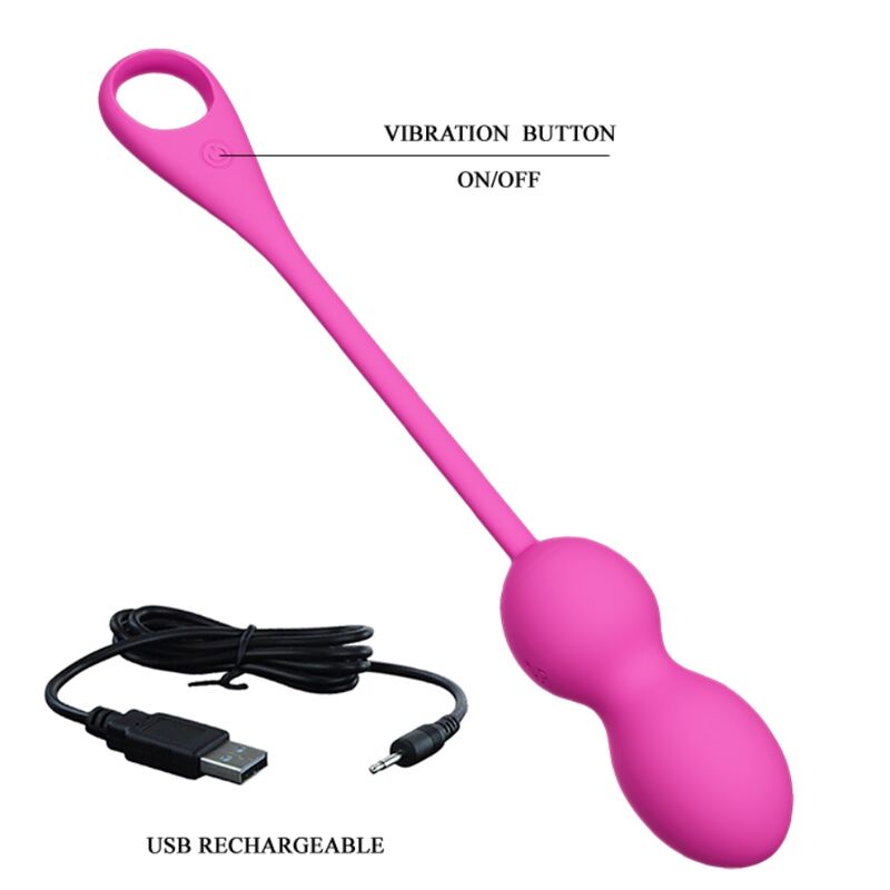 Balles de Kegel vibrantes rechargeables avec application — PRETTY LOVE SMART