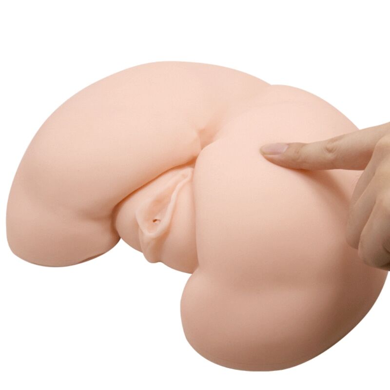 Masturbateur réaliste double stimulation vibrant — CRAZY BULL