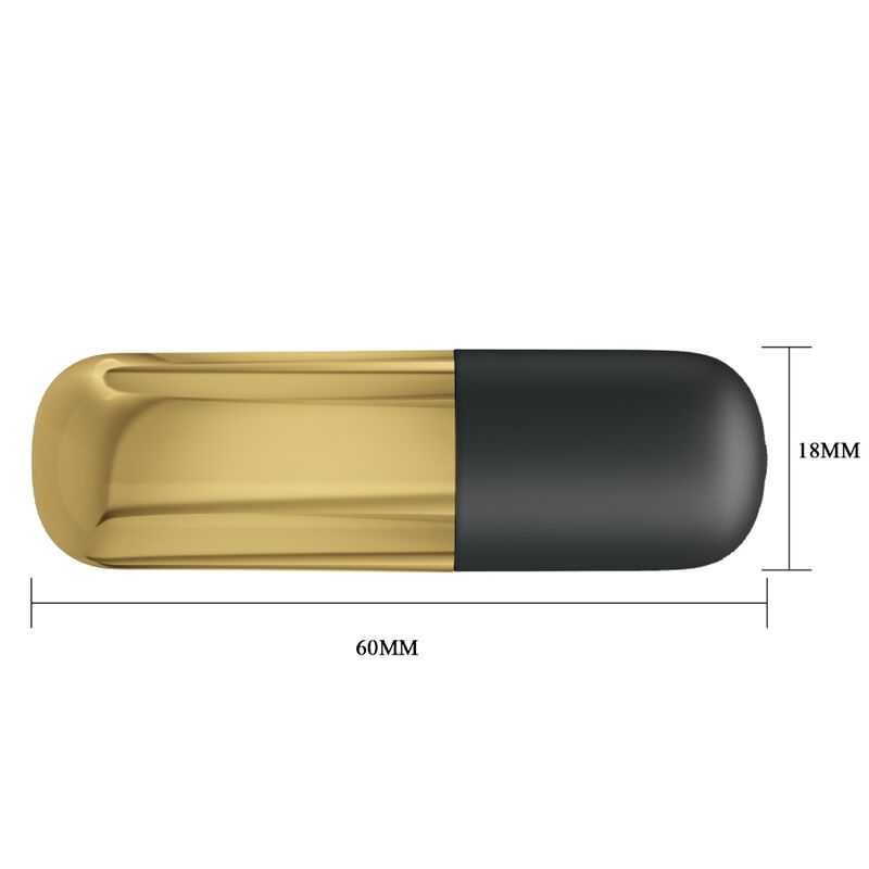Bullet vibrant rechargeable doré — PRETTY LOVE BOTTOM