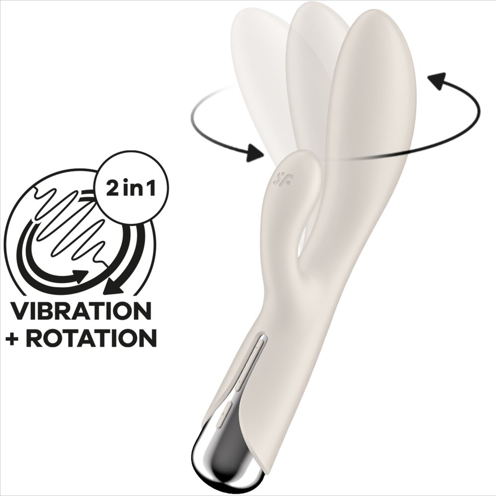 Lapin vibrant rotatif avec stimulation clitoridienne — SATISFYER VIBRATOR