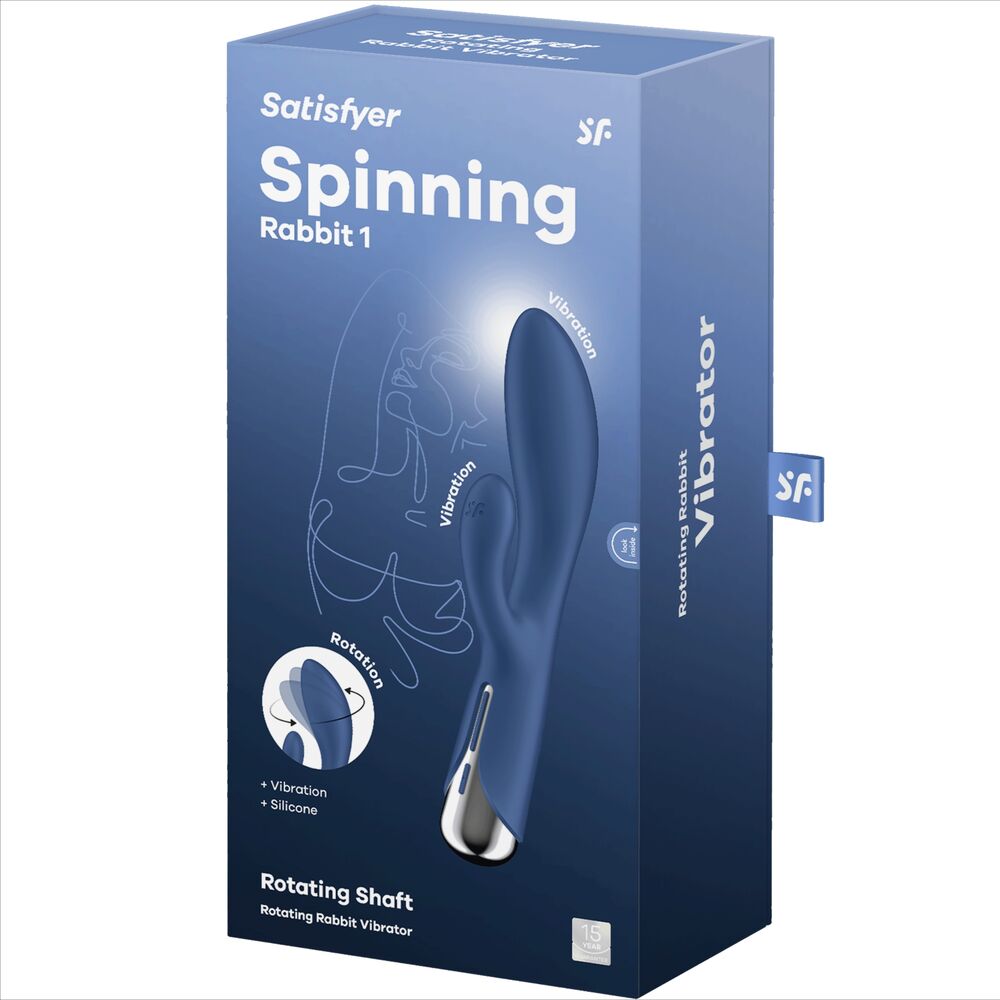 Lapin vibrant rotatif à double stimulation — SATISFYER VIBRATOR
