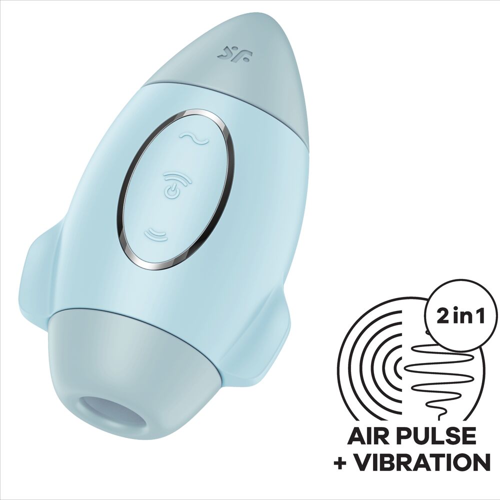 Petit vibromasseur à double stimulation air pulse et vibrations — SATISFYER VIBRATOR