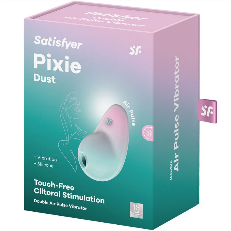 Stimulateur clitoridien Pixie Dust à air pulse et vibrations — SATISFYER AIR PULSE