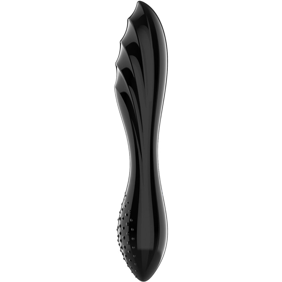 Gode en verre cristal double texture — SATISFYER CRYSTAL