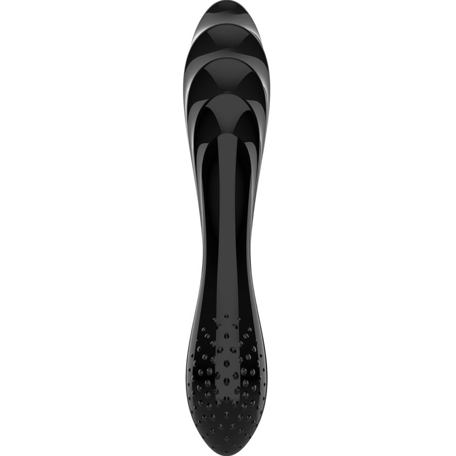 Gode en verre cristal double texture — SATISFYER CRYSTAL