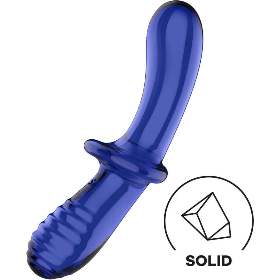 Gode double en verre borosilicate — SATISFYER CRYSTAL