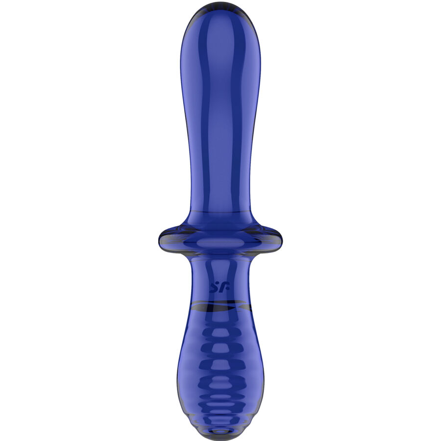 Gode double en verre borosilicate — SATISFYER CRYSTAL