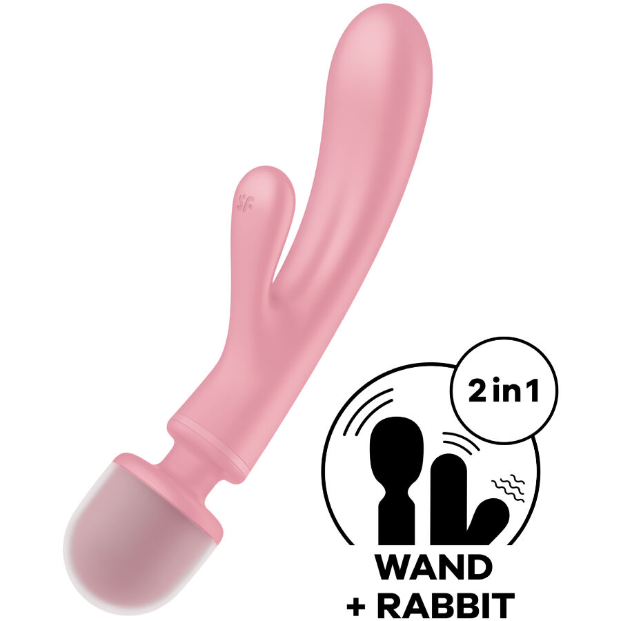 Masseur vibrateur lapin triple lover — SATISFYER VIBRATOR