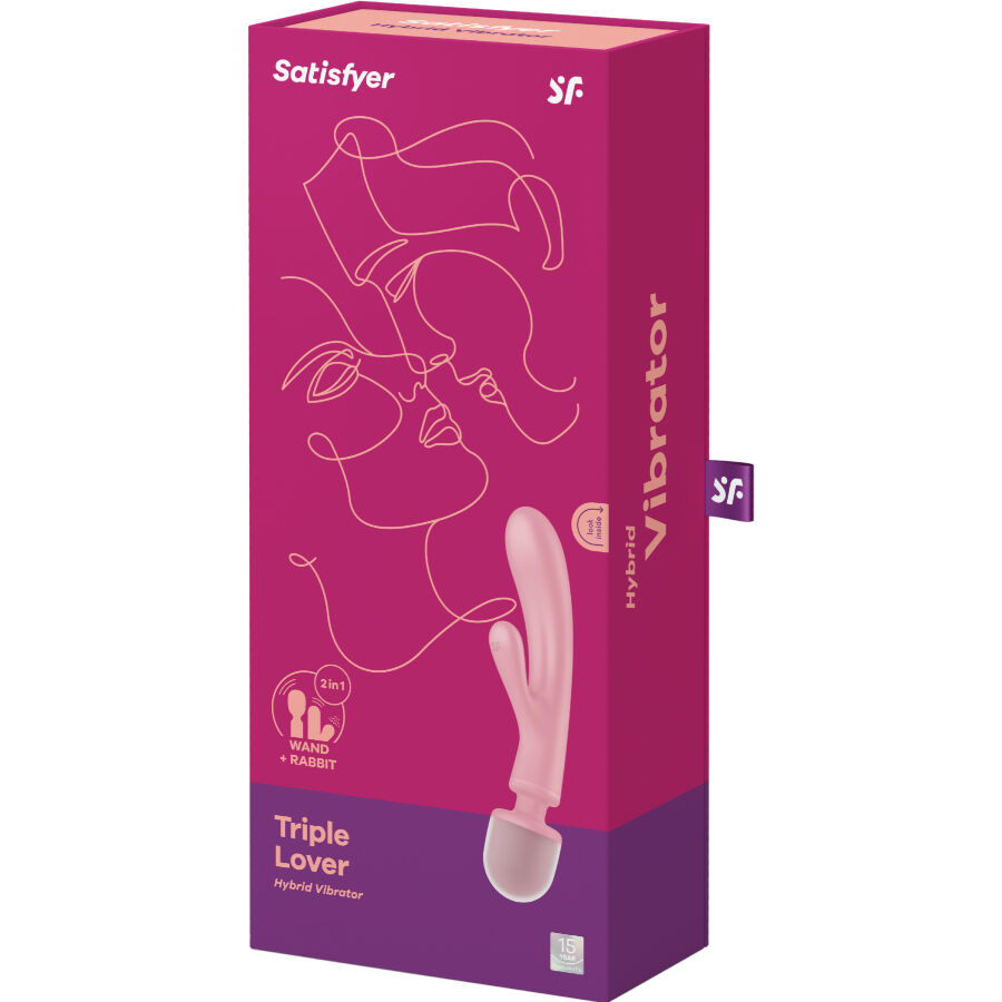 Masseur vibrateur lapin triple lover — SATISFYER VIBRATOR