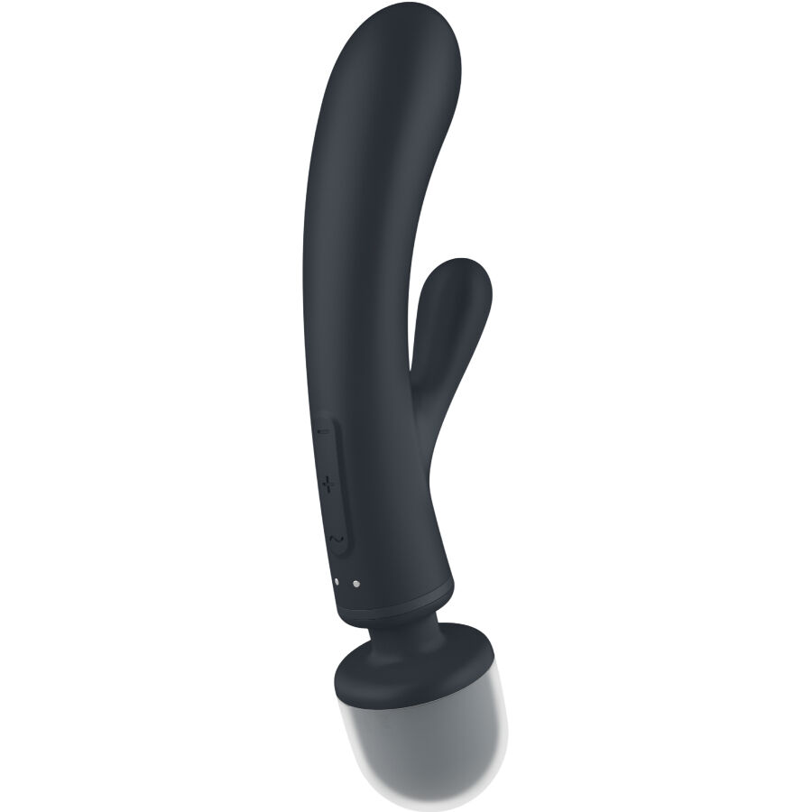 Vibromasseur lapin triple stimulation gris — SATISFYER VIBRATOR